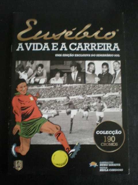 cadernetas Futebol Brasil Sporting Eusébio EURO2008 cartas Adrenalyn