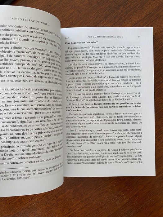 Por Um Mundo Novo, A Sério - Pedro Ferraz de Abreu