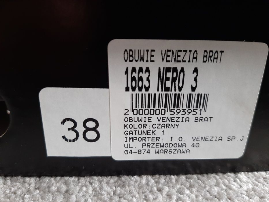 Buty na obcasie szpilki lakierowane Venezia 38