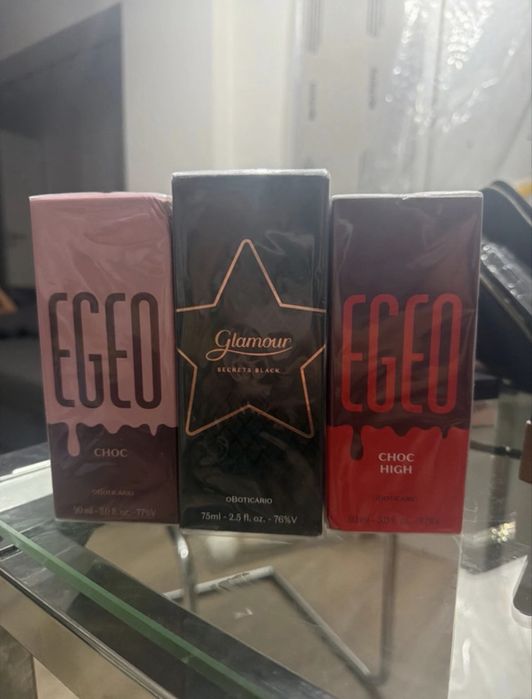 3 perfumes  NOVOS!