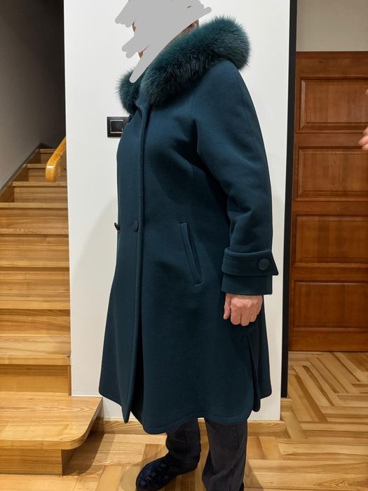 Płaszcz damski z kaszmiru xl