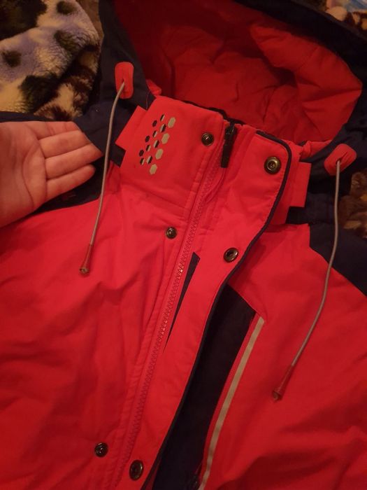 Дуже тепла зимова горнолижна куртка пуховик курточка зимняя