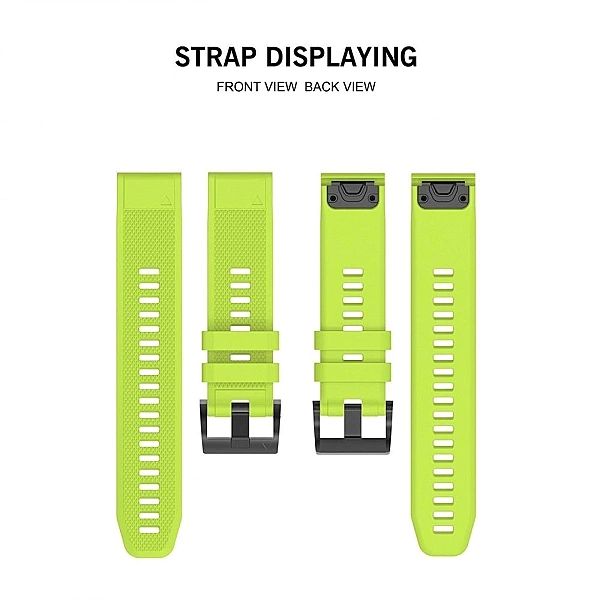 Pasek Smooth do Garmin Fenix 3 / 5X / 3HR / 5X Plus / 6X / 6X Pro Gree