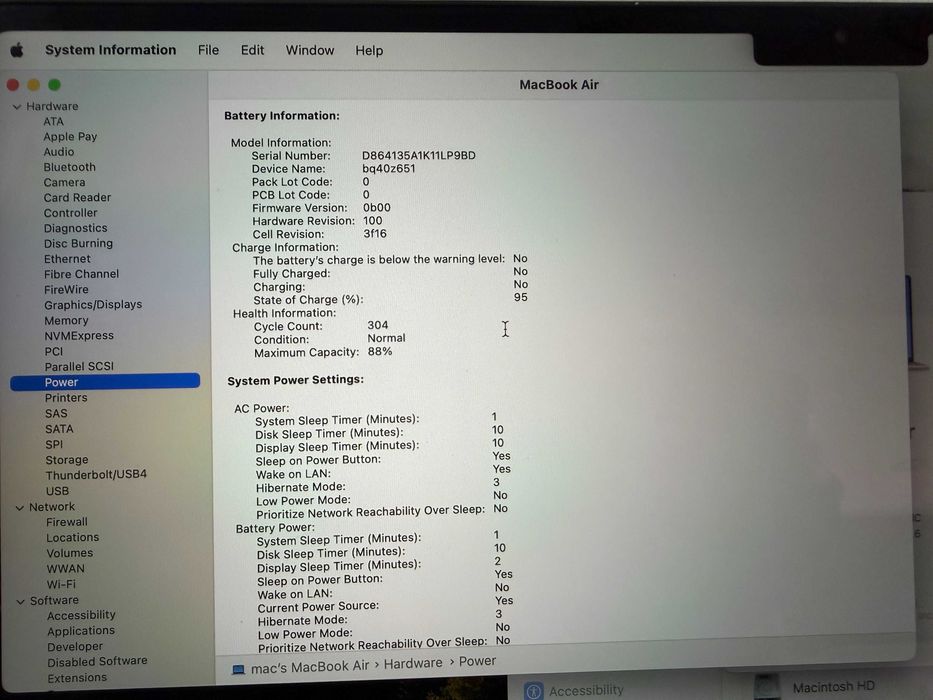 Macbook Air M3 8Gb RAM 256Gb SSD 2024 (como novo)