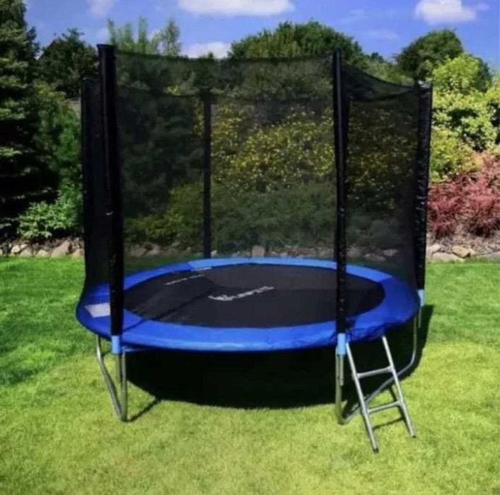 Продам дитячий батут 140/152/183/252 см | Новинка Sky Jump,новий дитячий батут з сіткою та драбинкою