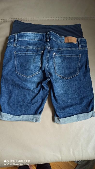 Spodenki jeansowe ciążowe H&M MAMA r. 40