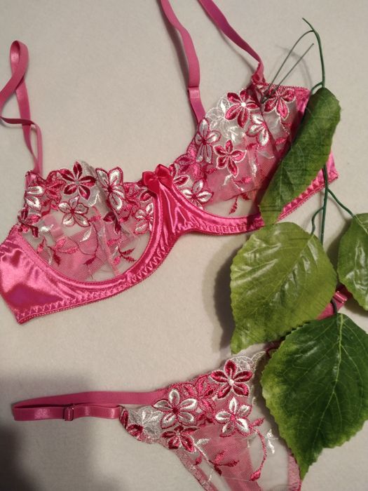 M 38 Seksowny koronkowy komplet bielizny seksowna bielizna biustonosz