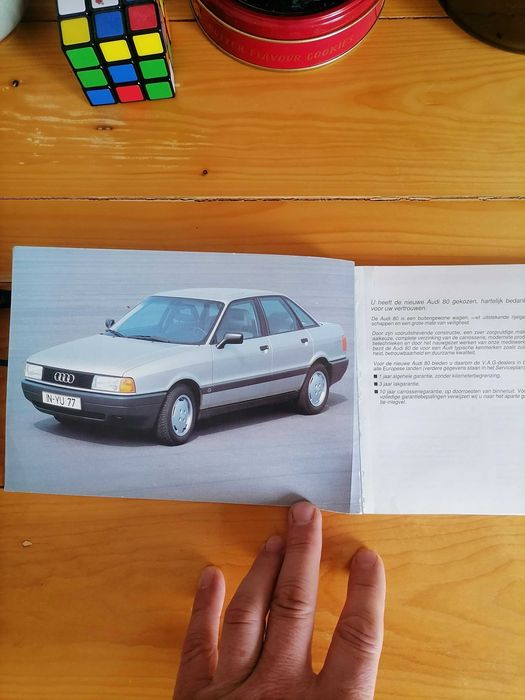 Katalog instrukcja obsługi Audi 80 b3