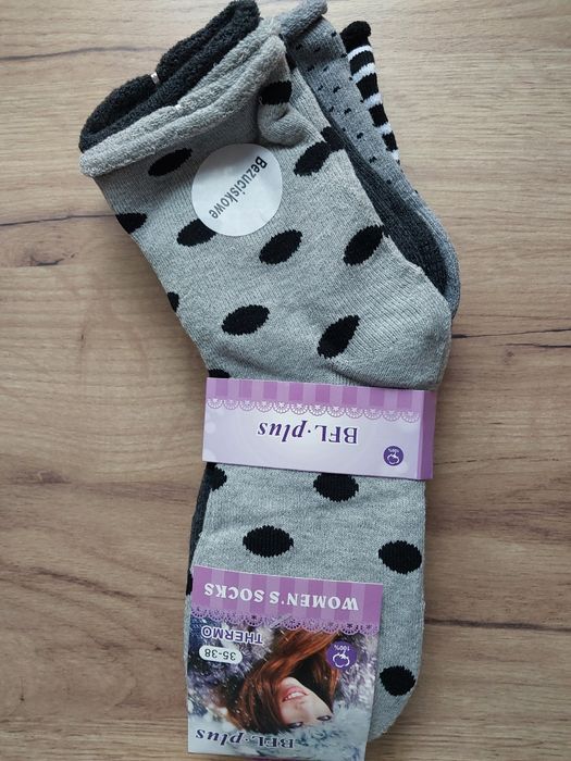 Frotte skarpety damskie Bezuciskowe