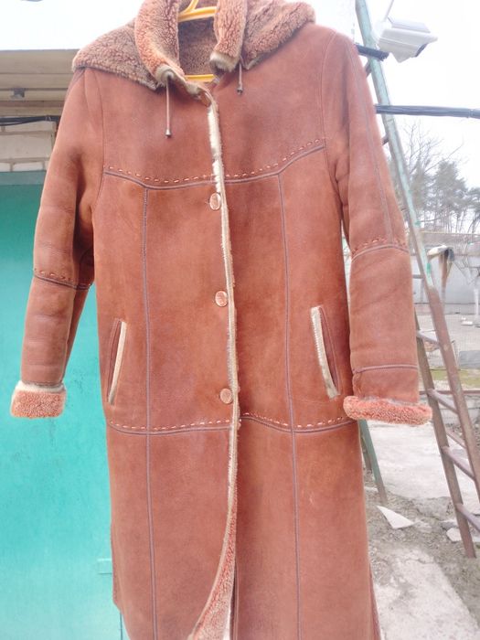 Дубленка натуральна шкіра,хутро