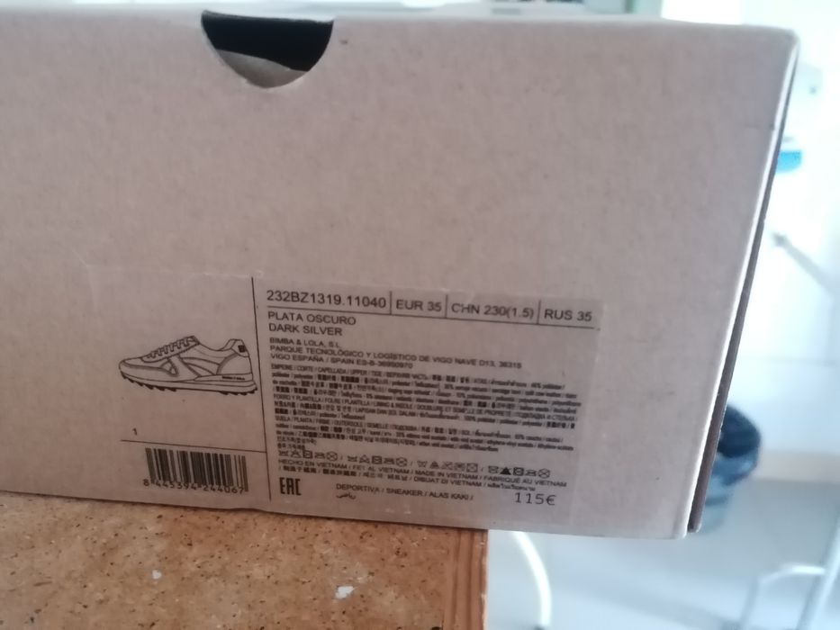 Sapatilhas bimba y lola original