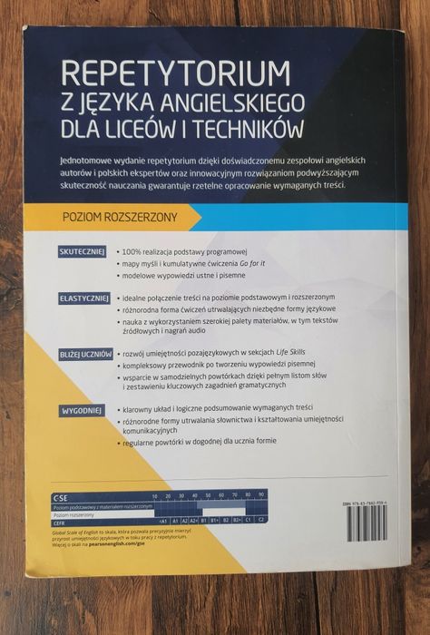 Repetytorium z języka angielskiego poziom rozszerzony Pearson