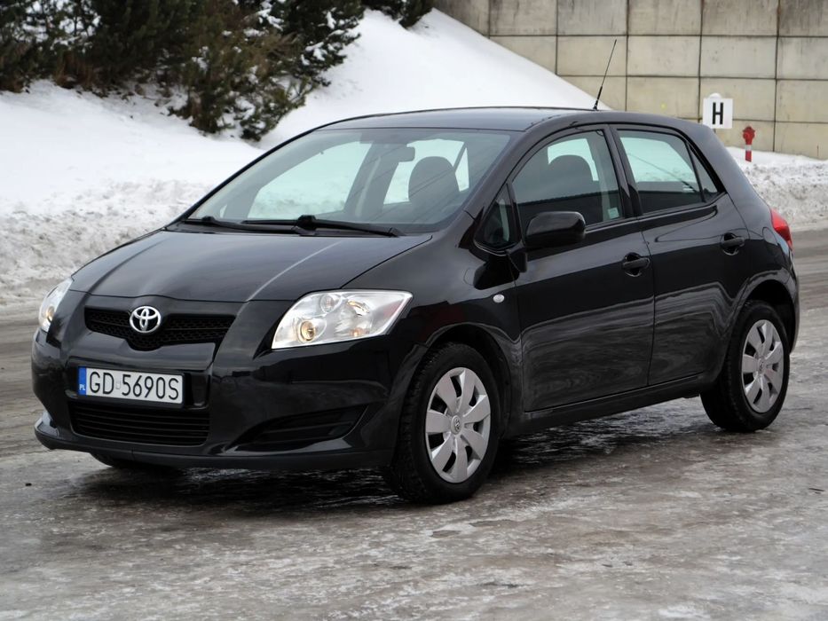 Toyota Auris 1,6VVT-i Benzyna 124KM 2008r Polski Salon ASO Bezwypadkowy Serwisowany