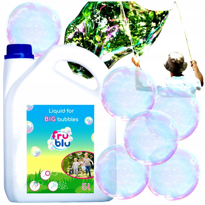 Płyn do baniek Fru blu 5 ml 30 cm x 12 cm. Fru blu. Nowy Produkt