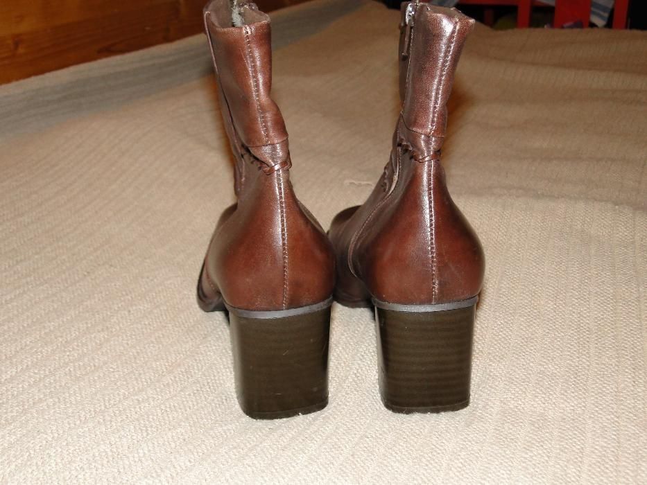 BUTY DAMSKIE SKÓRZANE Next Kozaczki Botki Zimowe r. 41 7 26,5