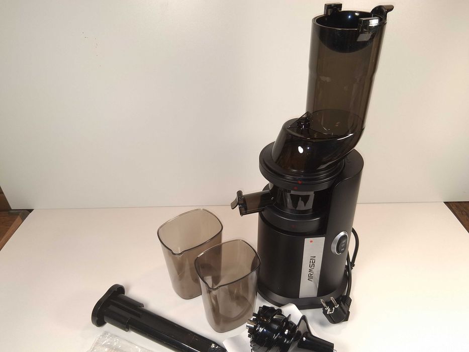 N043 Wyciskarka Wolnoobrotowa Airmsen KS-1507 Slow Juicer PionowaBlack