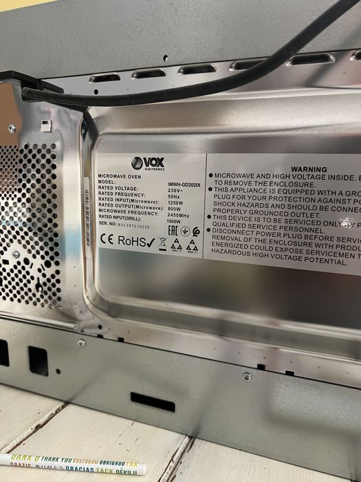 Microondas Vox Encastre IMWH-GD202IX