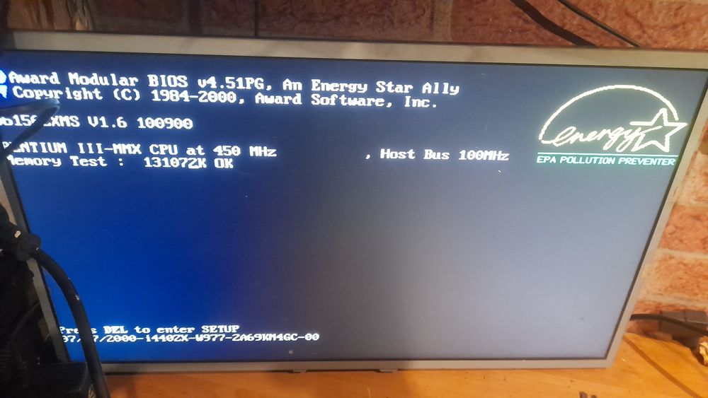 Płyta pentium 3 450 MHz 128mb retro