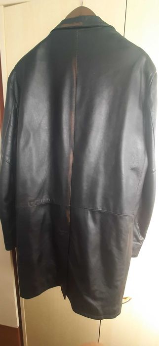 Продам чоловічу шкіряну куртку Via Montenapoleone