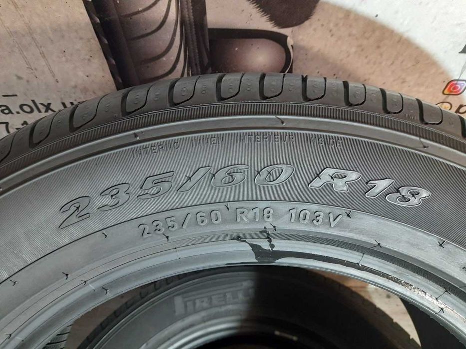 Шини 6,5мм 235/60 R18 PIRELLI ScorpionVerde б/у літо склад