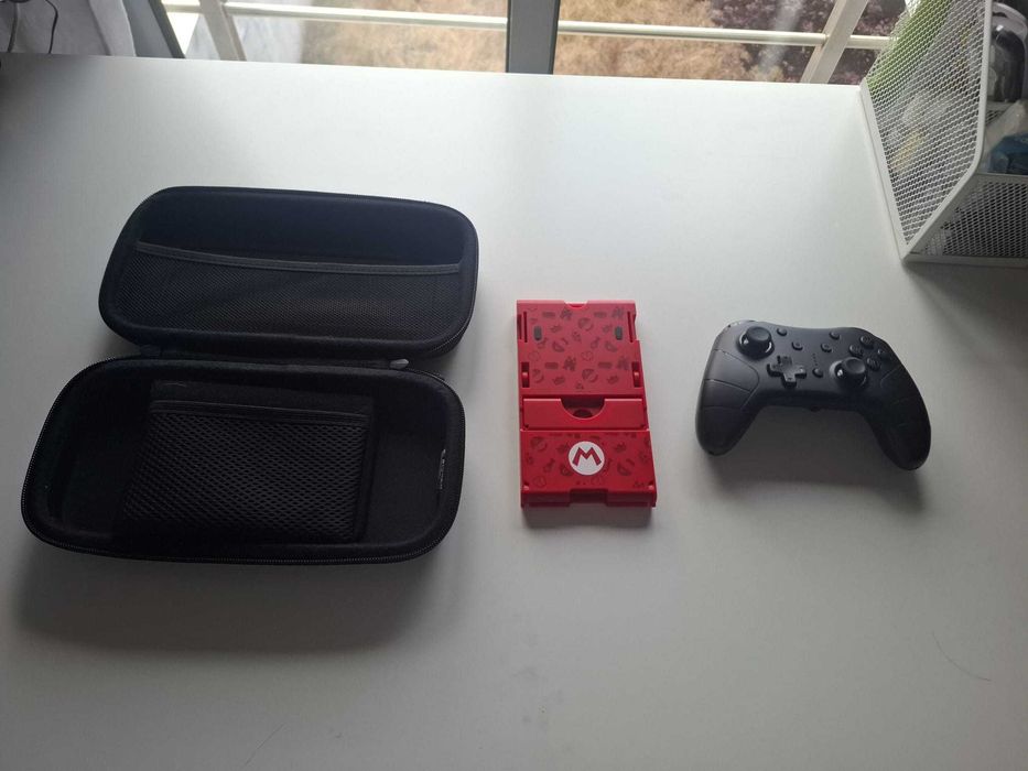 Nintendo Switch OLED + Jogos + Mala Bigben + Acessórios | Excelente Estado