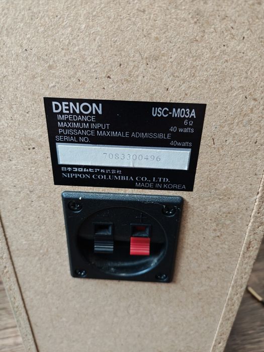 Mini wieża DENON RCD-M39 +pilot+kolumny super brzmienie