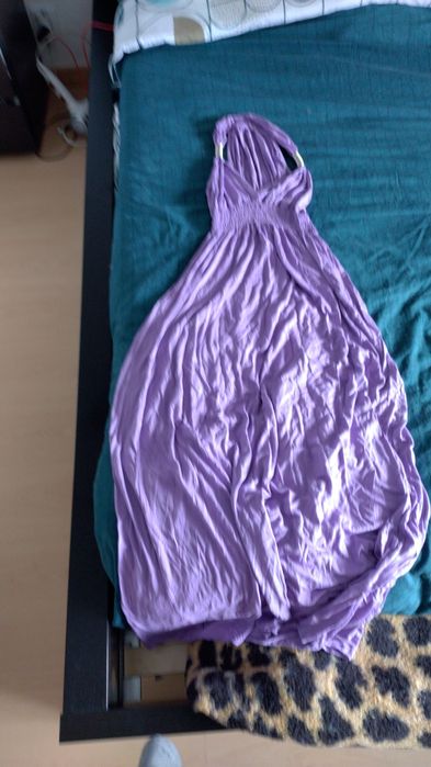 Vestido roxo comprido