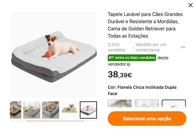 Tapete Cão XL 100cm