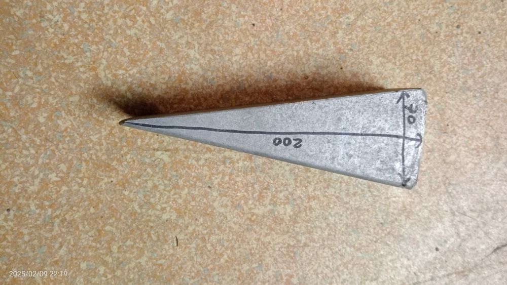 Klin aluminiowy .