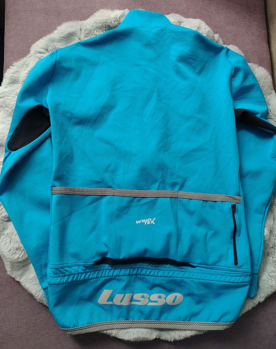 Велокуртка софтшел Lusso Aqua repel L-XL,велокуртка подовжена,куртка міжсезон,велокуртка непромокна