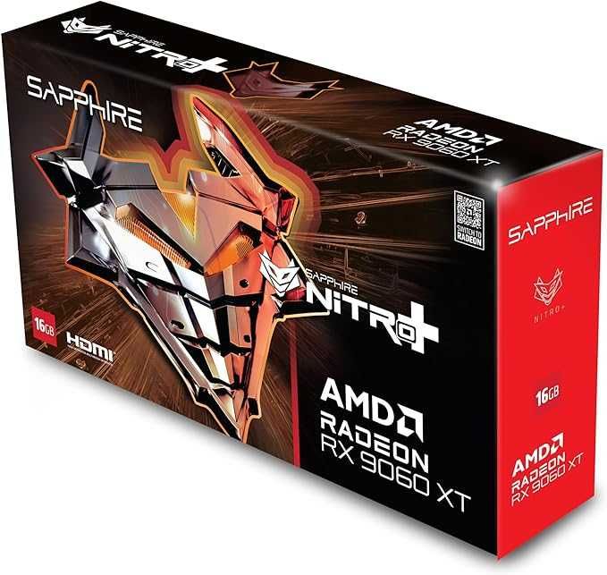 Sapphire Technology Nitro+ AMD Radeon RX 9060 XT Gaming OC, 16 GB
