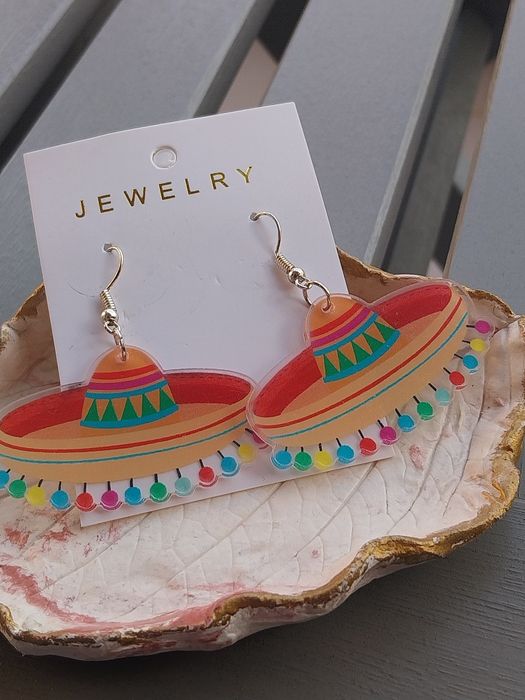 Brincos compridos | acrílico | Novos | nunca usados