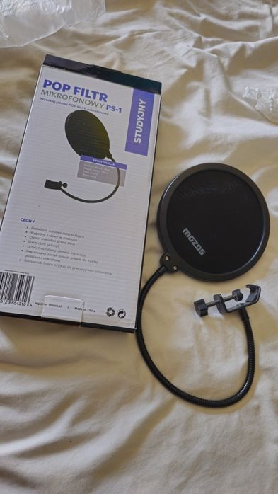 Pop filtr mikrofonowy Mozos PS1 studyjny