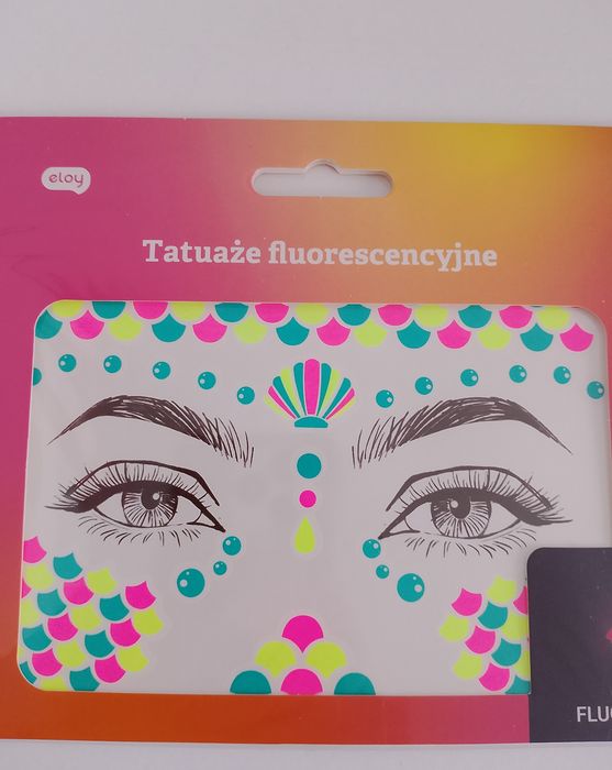 fluorescencyjne tatuaże tymczasowe marki Eloy