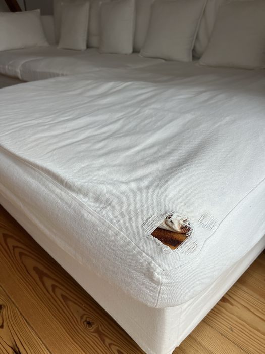 sofá de canto la redoute com chaise longue