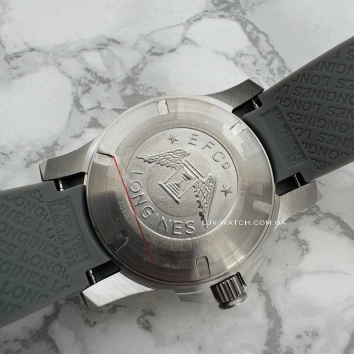 Часы Longines Hydroconquest серые мужские Годинник