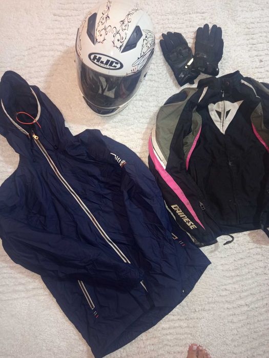 Conjunto de equipamento de motociclismo feminino