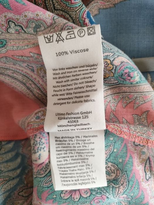Sukienka letnia z wiskozy.