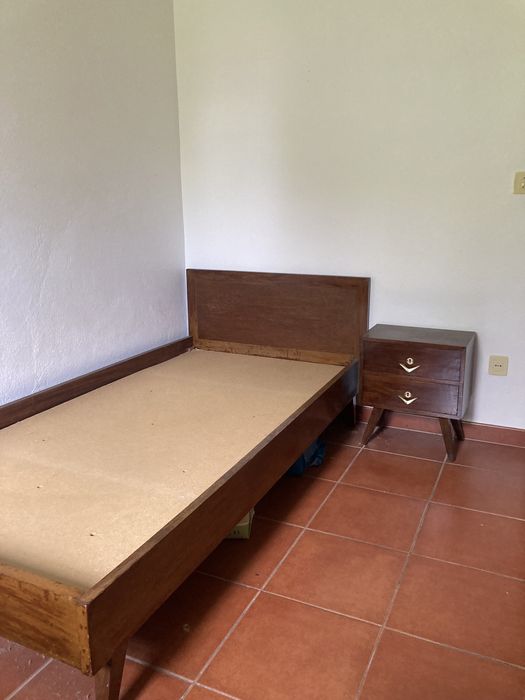Cama madeira maciça 96x188cm