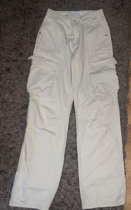 Spodnie cargo bershka 36