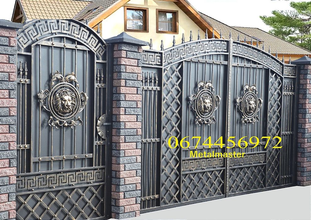 Ворота. Ковані ворота. Кованые ворота. Ворота з ковкою. Брама. Калітка