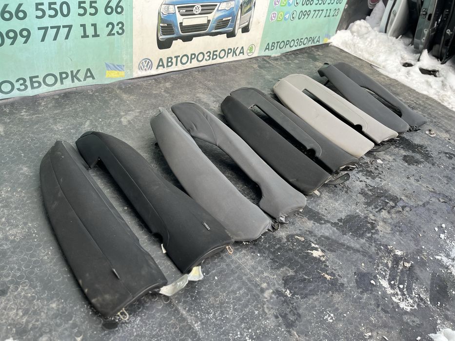 Бокова частина задніх сидінь батони фольксваген пассат б6 гольф 5