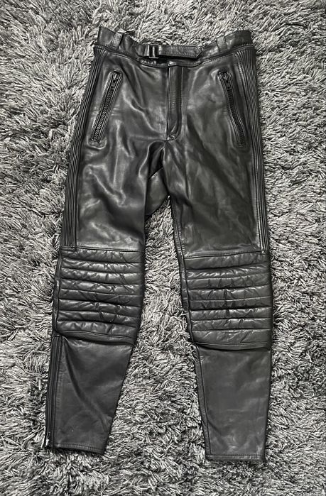 Жіночі байкерські штани натуральна шкіра 46р, в ідеальному стані!