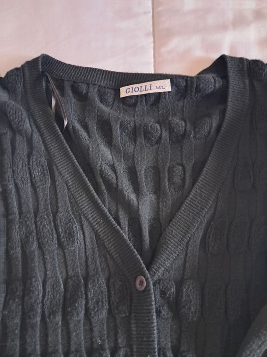 Casaco malha comprido