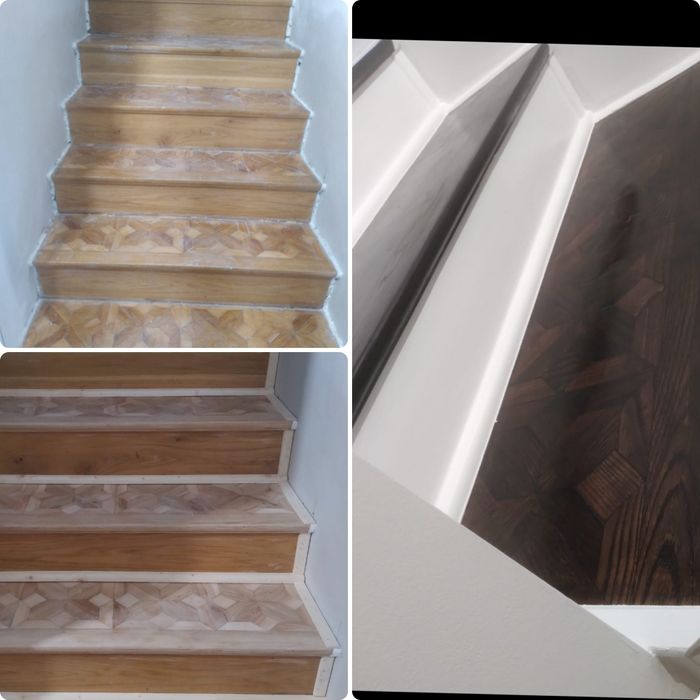 Cyklinowanie bezpyłowe parkietow , Renowacja schodów