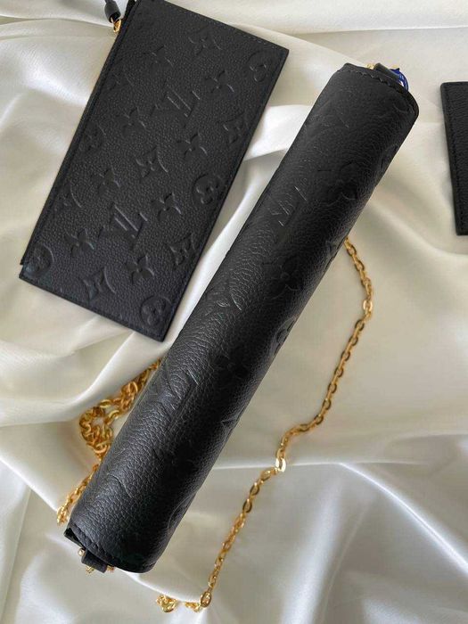 Клатч Louis Vuitton POUCHETTE BLACK MONOGRAM, оригінал!