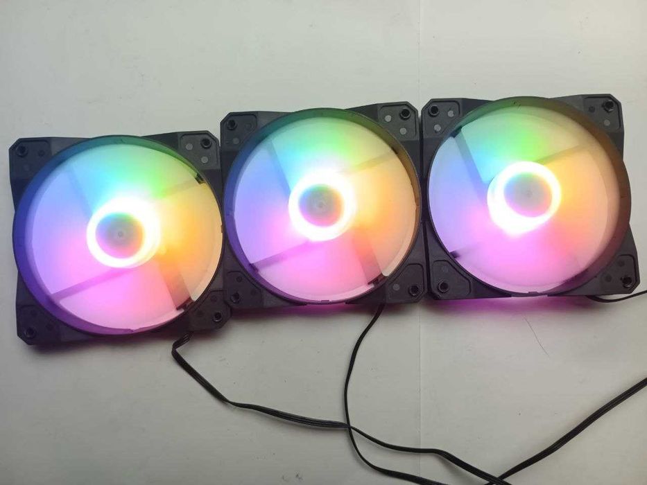 Кулер 80 92 120мм з підсвіткою 3пін molex Молекс 3 pin подсветка