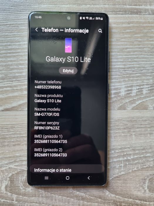Samsung S10 lite 8/128GB