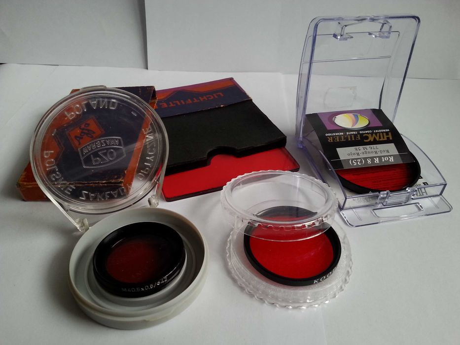 Filtry czerwone do fotografii czarno-białej