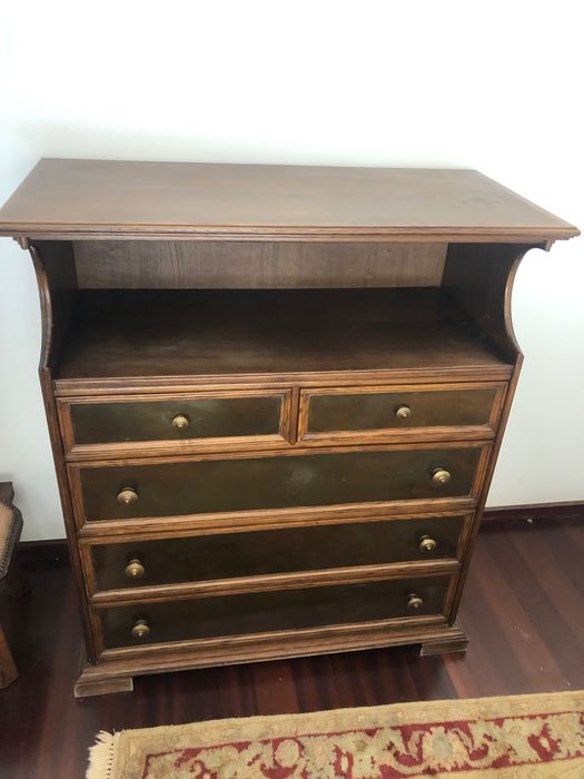 Conjunto Cómoda + 2 mesinhas e cabeceira